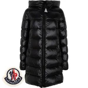 몽클레어 25FW 블랙 수엔느 후드 구스 다운 자켓 1C00012 597YG 999