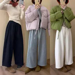 [국내자체제작] 리키드 기모밴딩 팬츠