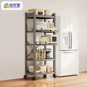 슬라이딩 선반 주방 철제 60cm 레일 밥솥 5단 013단 4단 틈새장 3단 전자레인지