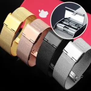 밀라네즈 시계밴드 교체 호환 자석 메탈줄 스트랩 손목 스텐레스