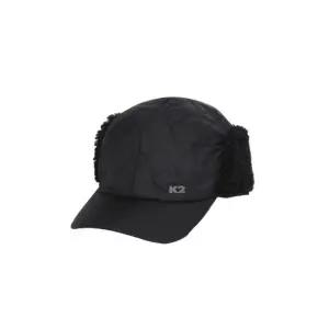 국내매장판 케이투 실크스타 SILKSTAR 퀼팅 귀마개 캡 블랙 KUF24C56Z1 536398