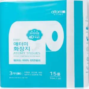 애터미 화장지 4D 35m, 15롤 2팩