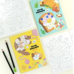 핑크풋 초급 컬러드로잉 /10개입 f315