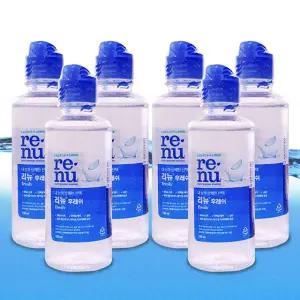 바슈롬 리뉴 후레쉬 120ml 6개+렌즈케이스1개 렌즈세척 보존액