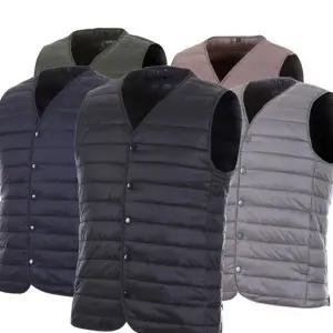 웰론 남성 경량 패딩 조끼 베이직 남자 경량 조끼 이너
