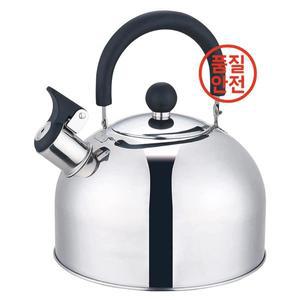 휴대용 캠핑 스테인리스 스틸 휘슬 주전자 경량 티팟 3L