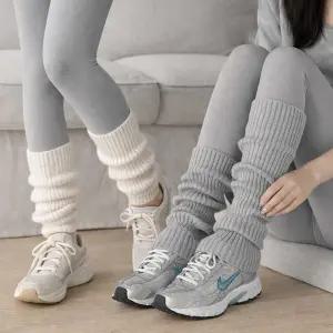 [모음전]1개+1개 루즈핏 레그워머 외 3종 도톰 니삭스 고리형 골지 롱삭스