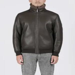 [빠니깔레][본사직영] 피유 레더 빈티지 무스탕 점퍼 M-ICJP61