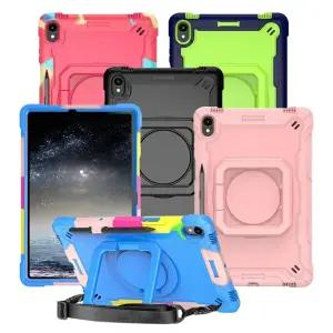 갤럭시탭 S11 케이스 스퀘어 아머 케이스 360도 회전 거치 손잡이