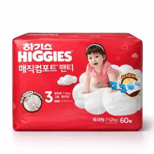 하기스 2024 매직컴포트 팬티형 기저귀 남녀공용 360매 3단계