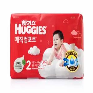 하기스 매직컴포트 NEW 기저귀 남여공용 밴드형 522매 2단계