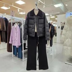 미센스 HC44 카라 니트 덕 점퍼 MB4YDWM510Z