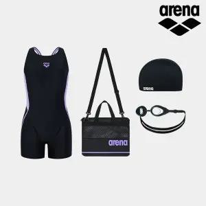 [아웃도어스/아레나]아레나 생존수영키트 초등 여아동수영복 3부 반신 4종 키즈 주니어 라이풀