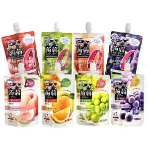 오리히로 푸룬또 곤약젤리 130g 8종 모음 [복숭아/머스캣/포도/오렌지/제로 사과] 일본 젤리