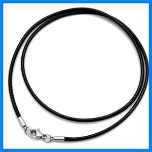 1/1.5/2/3mm 방수 가죽 끈 목걸이 스테인리스 스틸 클라스프 DIY 펜던트 주얼리 제작용 남성용