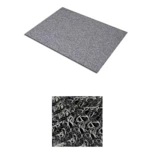 실외 출입구 먼지 신발털이 발판 투톤코일 쿠션 현관매트60x90회색 바닦깔개 깔금한