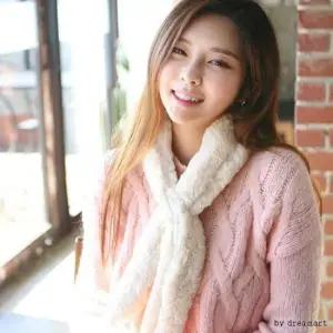 12012 밍크목도리 인조모피 퍼 겨울목도리 여자 숄 쁘
