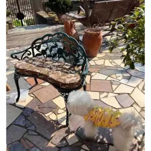 장미 벤치 정원 A타입 주물 체어 야외 등받이 유럽 안뜰 가구