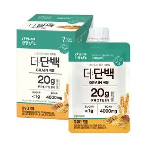 빙그레 더단백 파우더 곡물 32g 7개 헬스 단백질 보충제