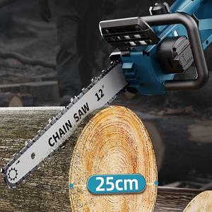 브러시리스 12인치 고속 전기 체인톱 무선 충전식 목재 절단 마키타 배터리용