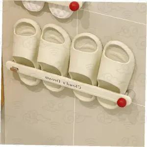 벽부착 욕실 슬리퍼 걸이 신발 정리 수납 거치대 화장실 욕조 타일 부착