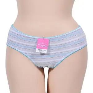 배색 스트라이프 컬러 포인트 주니어겸용 미니팬티 (WFJ691K)