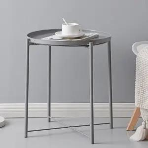 주방사이드테이블 꾸미기 소품 철제테이블 매장 원형 (WFJ6GFA)