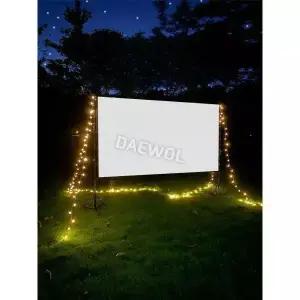 캠핑스크린 대형 빔 프로젝트 휴대용 영화 스크린 야외