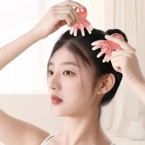 얼굴 문어 미니 괄사마사지 림프 두피 하트괄사 우드괄사 목괄사 머리괄사