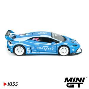미니 GT 1/64 # 1055 람보르기니 허리케인 다이캐스트 시뮬레이션 합금 자동차 모델 소년 선물 장난감 성인