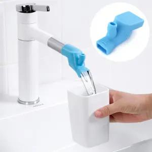 수도꼭지 연장탭 코끼리 실리콘 세면대 수전 수도꼭지연장 수도꼭지보조기