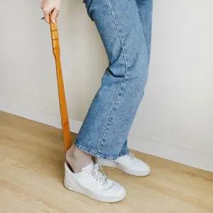 고급스러운 나무 주걱 구두칼 32cm 고급스러운디자인 집들이선물 구두관리