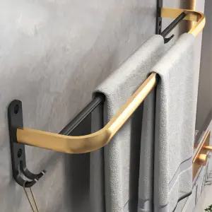 골드 수건걸이 욕실 화장실 무타공 욕실걸이 화장실선반 욕실수건걸이