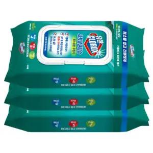 유한락스 세정살균티슈 후레쉬 캡형 60매x3개 세정살균티슈 유한세정티슈