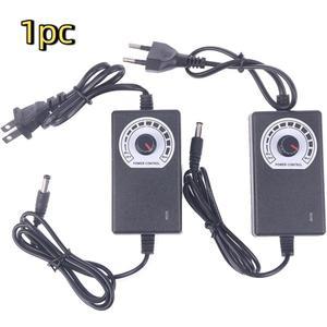 조절 가능한 ON/OFF 어댑터 3V-12V 2A 전압 3V 4.5V 5V 6V 7.5V 8V 9V 10V 12V 2A 24W 전원 공급기 충전기