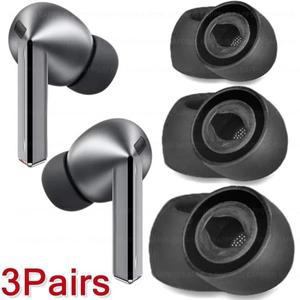 삼성 갤럭시 버즈용 실리콘 이어팁 이어플러그 3 프로용 교체 이어버드 팁 소음 감소 1세트 2세트