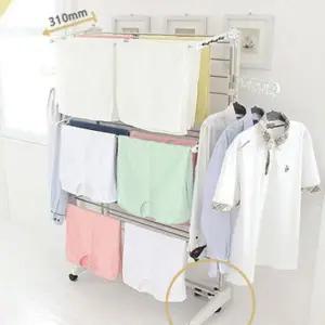 편리한빨랫대 스텐건조대 베란다 편리한 실내용 옷말리기 고급형 (WFK9KLG)