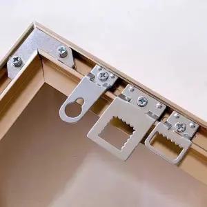 액자 걸이 부속품 전시회 그림걸이 부속품 코너 브라켓 벽고리