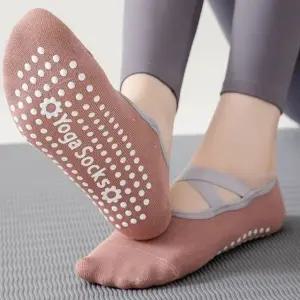 고품질 여성용 요가덧신 필라테스 미끄럼방지 논슬립 양말 (WFK9FJW)