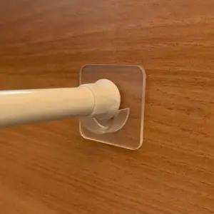 미니압축봉 무타공 봉받침 홀더 2P 옷걸이봉 미니봉 (WFK92X3)