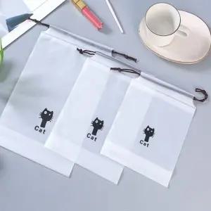 다용도 방수 비닐파우치 다회용 고양이 주머니 소 (WFK9FGM)