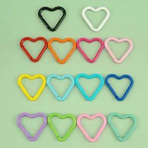 고품질 하트 디자인 카리비너 키링 다용도 장식 열쇠고리 (WFK9FN2)