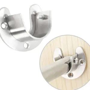 옷가게봉홀더 장롱 커튼 우수한내구성 단단한고정 옷봉지지대 32mm (WFK9YYR)