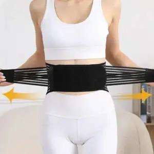 통기성 여름용 메쉬 얇은 헬스 허리보호대 고정복대 L (WFKAEY8)