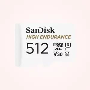 샌디스크 MicroSDXC High Endurance 512GB U3 4K V30 TLC QQNR ST1 freeship