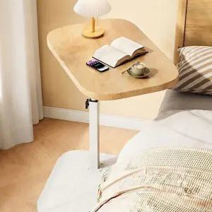 높이조절 사이드테이블 미니 협탁 침대 쇼파 거실 보조책상 다용도 360도회전 테이블