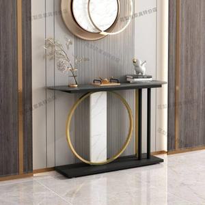 복도 콘솔 테이블 선반 화이트 골드 100cm 탁자 거실 길이 20cm