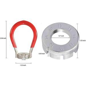 산악 자전거 스포크 렌치 도구 키트 변형 수정을위한 헤비  휠 조절기 자전거 림 수리 키트 휴대용 디자인