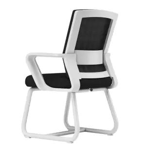 바퀴없는책상의자 공부 회의실 블랙 책상 메쉬 사무실