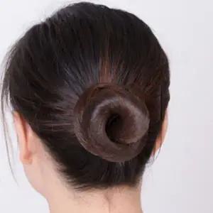 면접 올림머리 헤어 똥 고정 머리 망 블랙
